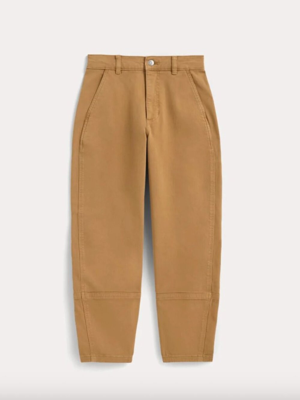 Everlane High-Rise Carpenter Pants in Camel